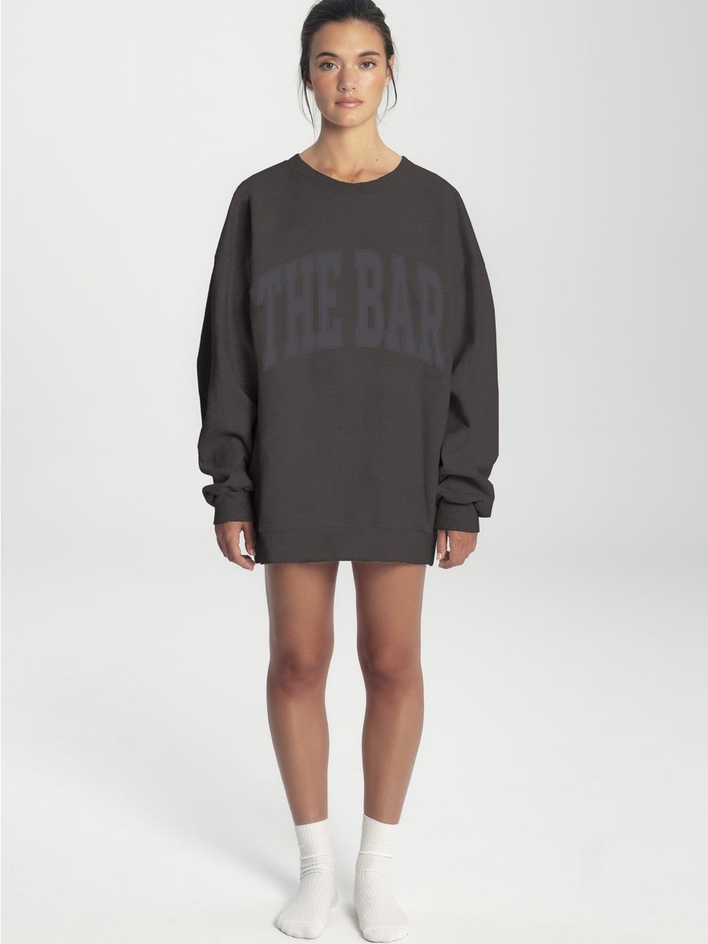 The Bar Varsity Sweatshirt Slate Grey